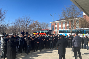 民乐县乡村振兴及农机维修工培训班来我校观摩学习